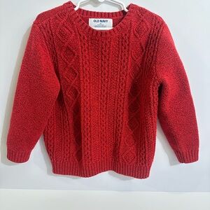 Old Navy Girls Red Sweater